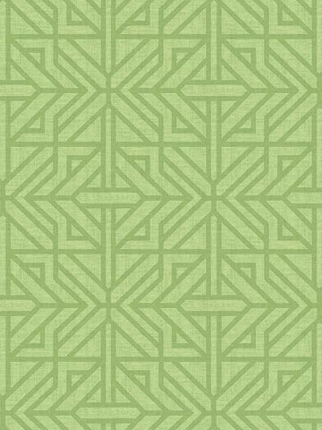 4121-26927 Hesper Green Geometric Wallpaper