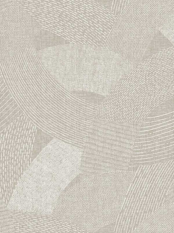 4121-26933 Tania Light Brown Woven Abstract Wallpaper