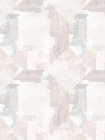 4121-26945 Perrin Lavender Gem Geometric Wallpaper