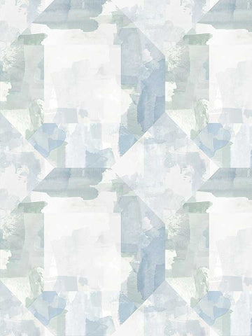4121-26946 Perrin Blue Gem Geometric Wallpaper