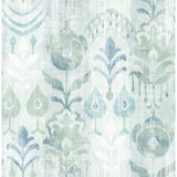 4122-27012 Pavord Green Floral Shibori Wallpaper