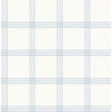 4134-26995 Twain Light Blue Plaid Wallpaper