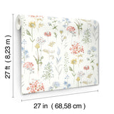 4134-72500 Bergamot Multicolor Wildflower Wallpaper