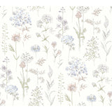 4134-72504 Bergamot Lavender Wildflower Wallpaper