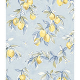 4134-72506 Lemonade Light Blue Citrus Wallpaper