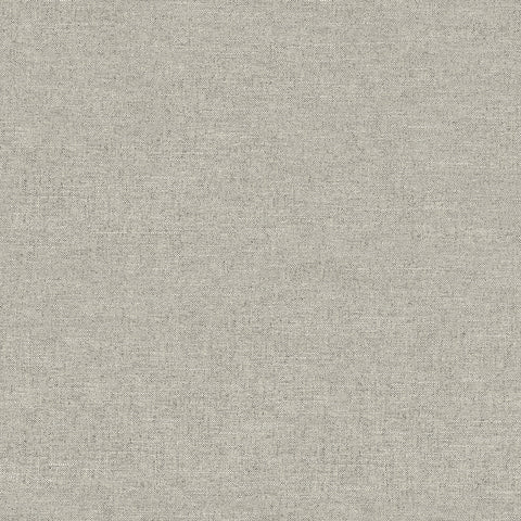 4134-72556 Chambray Grey Fabric Weave Wallpaper