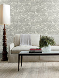 4134-72560 Spinney Grey Toile Wallpaper