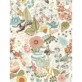 4135-12802 Whimsy Pink Fauna Wallpaper