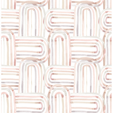 4135-27271 Lolly Blush Arches Wallpaper