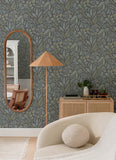 4135-27297 Briar Grey Floral Wallpaper