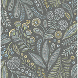 4135-27297 Briar Grey Floral Wallpaper