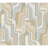 4135-72703 Tulum Khaki Surreal Shapes Wallpaper