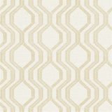 4141-27103 Burton Gold Modern Ogee Wallpaper