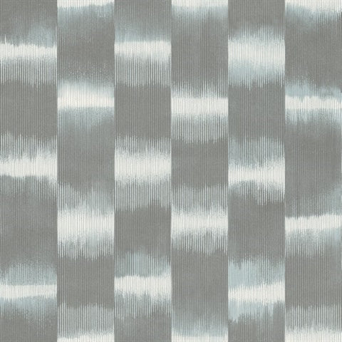 4141-27115 Baldwin Slate Shibori Stripe Wallpaper