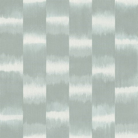 4141-27116 Baldwin Teal Shibori Stripe Wallpaper