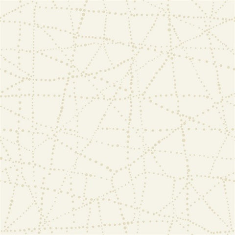 4141-27127 Alcott Cream Modern Dots Wallpaper