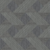 4141-27133 Presley Black Tessellation Wallpaper