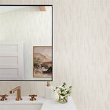 4141-27147 Baris Rose Gold Stipple Stripe Wallpaper