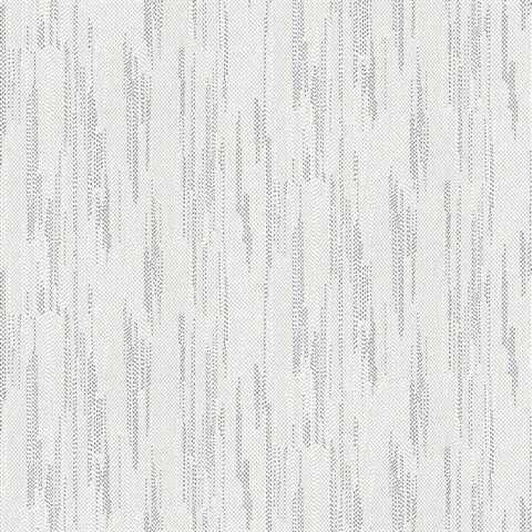 4141-27151 Baris Charcoal Stipple Stripe Wallpaper