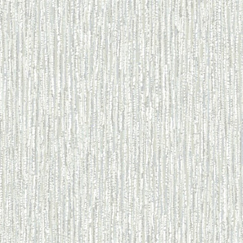 4141-27154 Corliss Grey Faux Beaded Strands Wallpaper