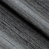 4141-27166 Sheehan Black Faux Grasscloth Wallpaper