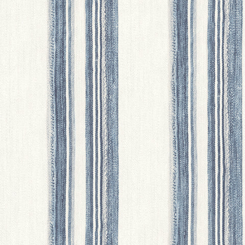 4142-72600 Loom Spun Indigo Wallpaper