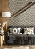  4142-72604 Montana Charcoal Wallpaper