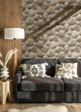  4142-72611 Root Rock Grey Wallpaper