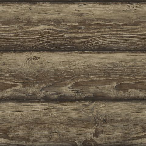 4142-72616 Bunkhouse Mahogany Wallpaper