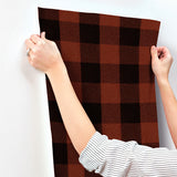 4142-72621 Lumberjack Maroon Wallpaper