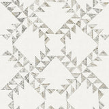  4142-72630 Scrap Quilt Grey Wallpaper