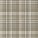  4142-72633 Dutton Plaid Light Brown Wallpaper