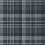  4142-72635 Dutton Plaid Indigo Wallpaper