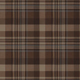 4142-72636 Dutton Plaid Rust Wallpaper