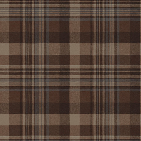 4142-72636 Dutton Plaid Rust Wallpaper