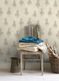  4142-72638 Stockman Silhouette Light Grey Wallpaper