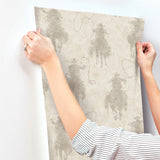  4142-72638 Stockman Silhouette Light Grey Wallpaper