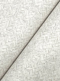  4142-72643 Woven Basket White Wallpaper