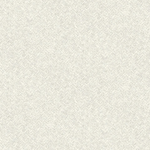  4142-72643 Woven Basket White Wallpaper