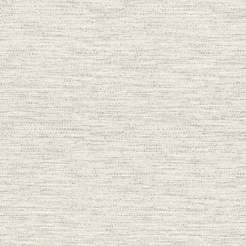  4142-72647 Wool Texture Light Grey Wallpaper