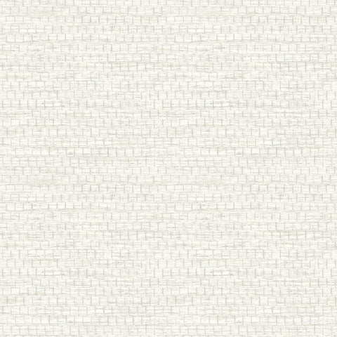  4142-72651 Plaited Grass White Wallpaper