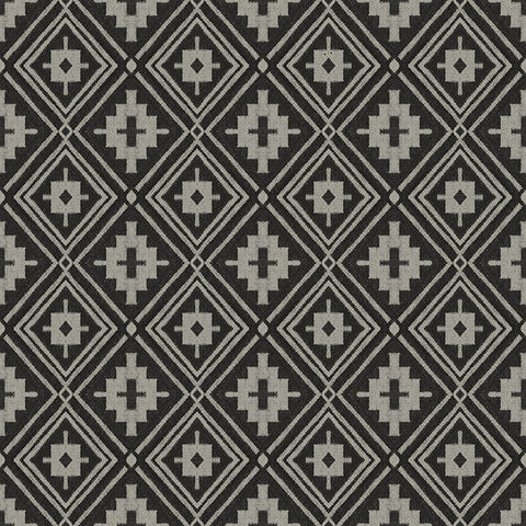 4142-72656 Camp Blanket Black Wallpaper