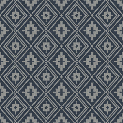  4142-72657 Camp Blanket Dark Blue Wallpaper