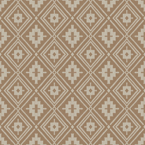 4142-72660 Camp Blanket Chestnut Wallpaper