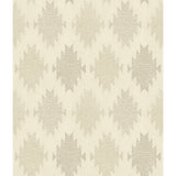  4142-72662 Stitched Heirloom Khaki Wallpaper