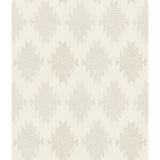 4142-72664 Stitched Heirloom White Wallpaper