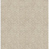 4146-27252 Gallivant Neutral Woven Geometric Wallpaper