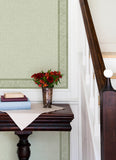 4148-14501 Carved Floral Green Trim Wall Border