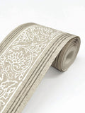 4148-14503 Carved Floral Taupe Trim Wall Border
