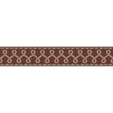4148-14506 Scalloped Ribbon Red Trim Wall Border